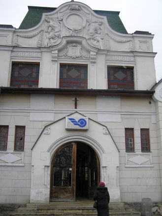 Järnvägsstationen, Kežmarok.